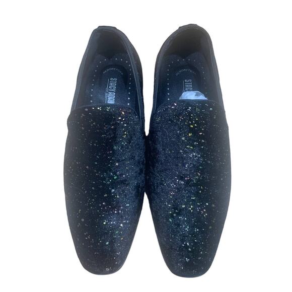 STACY ADAMS Men's Stellar Glitter Slip on Loafer Size 10.5 - Picture 2 of 4